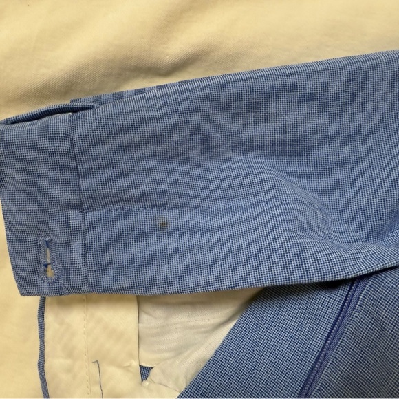 Zara White and Blue Dress Pants - Picture 4 of 4